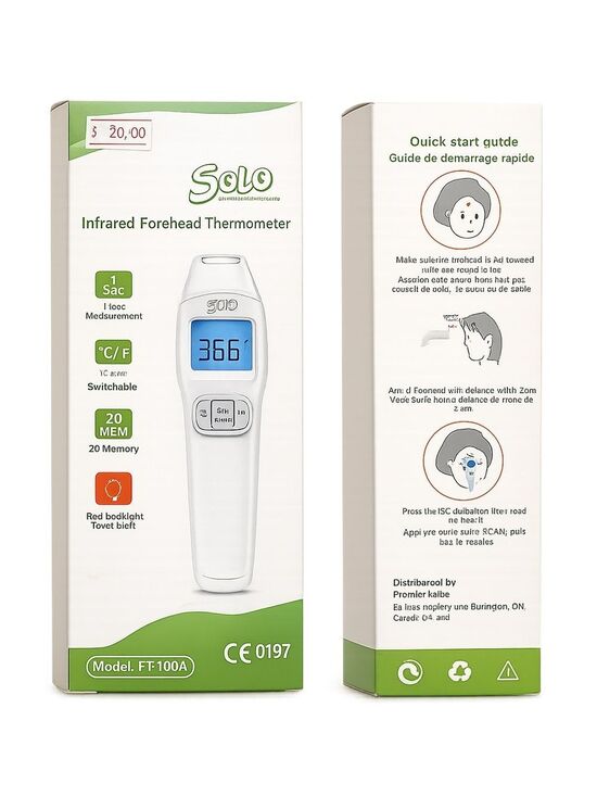 solo Other - SOLO Infrared Forehead Thermometer – New 🌡️